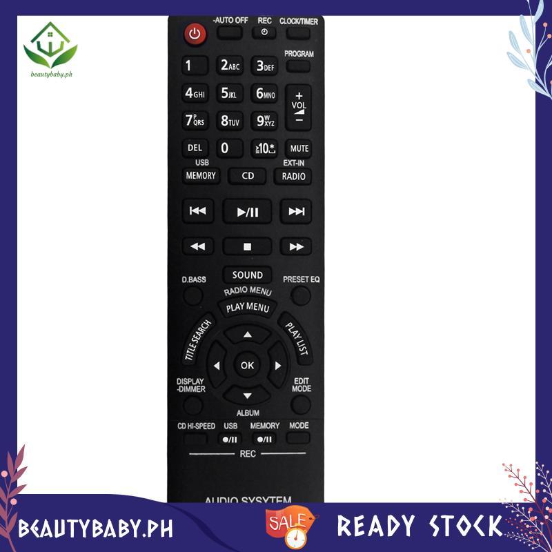 [beautybaby.ph] N2QAYB000637 รีโมทคอนโทรลสําหรับระบบเสียง SA-AKX32PH-K SA-AKX32PN-K SA-AKX32PR-K SA-