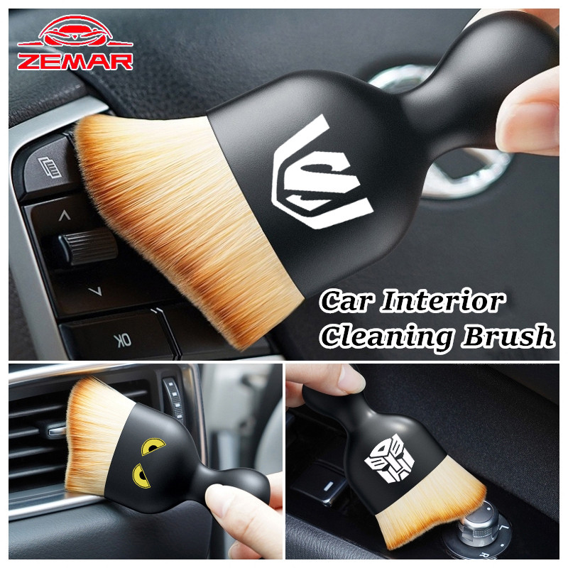 Toyota Alphard ภายในรถทําความสะอาดแปรงนุ่ม Dashboard Air Outlet ที่นั่ง Gap แปรงกําจัดฝุ่นสําหรับ To