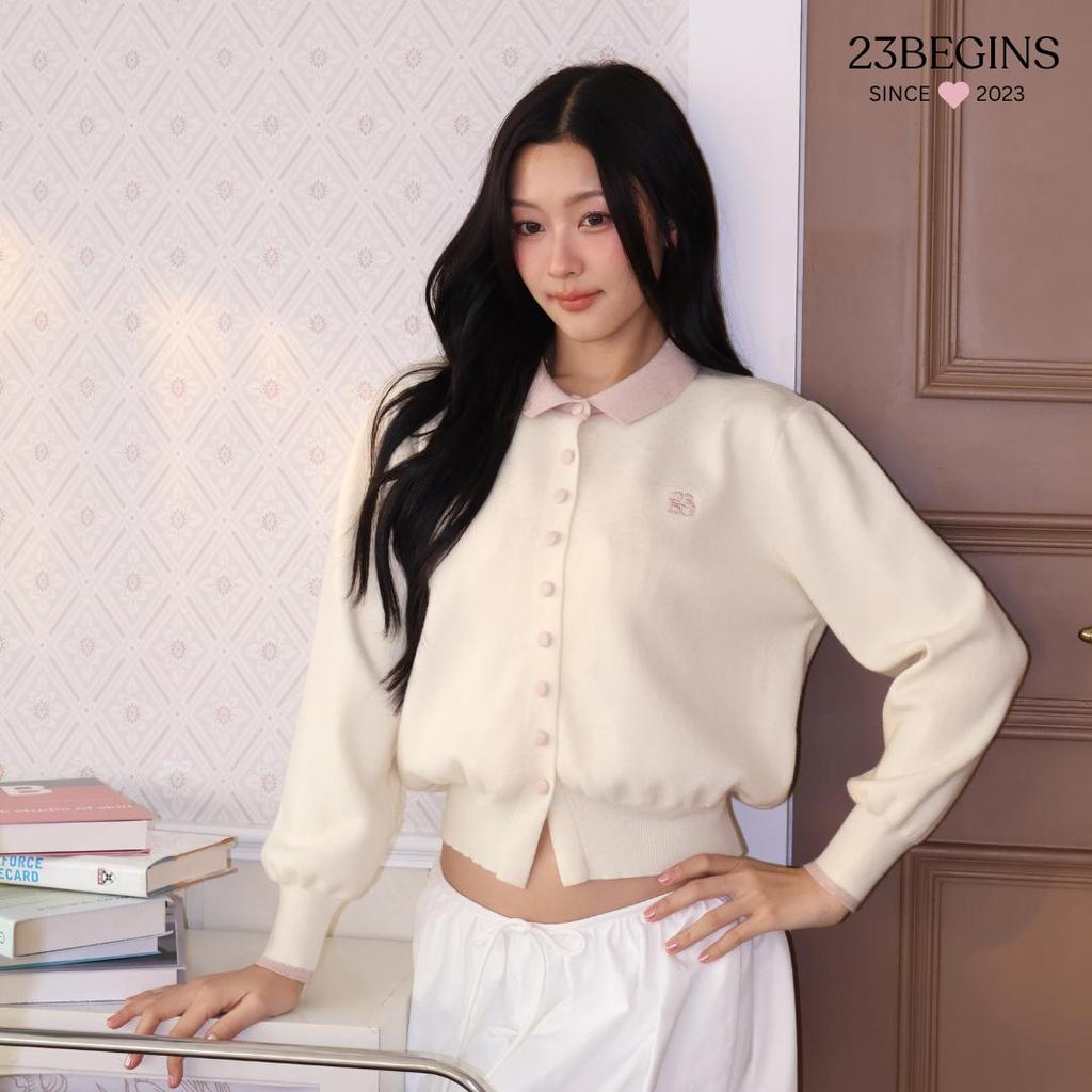 Cotton cardigan เสื้อคาร์ดิเเกน กระดุมปลดได้ (8312)