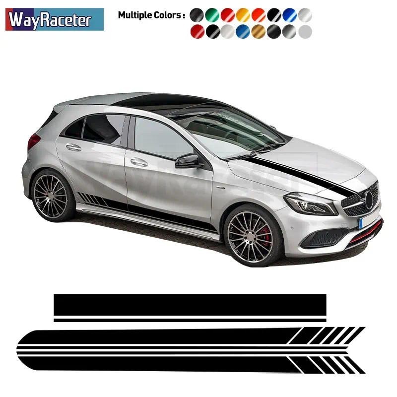 Edition 1 AMG รถ Hood Decal ด้านข้างลายกระโปรงสติกเกอร์สําหรับ Mercedes Benz A Class W177 V177 A35 A