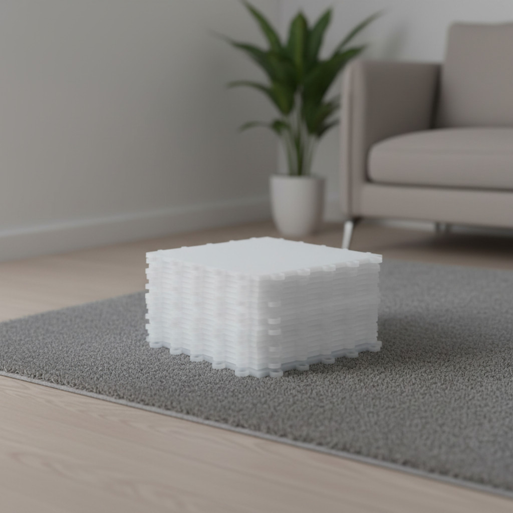 [Menolana] Dryland Synthetic Ice Hockey Training Board 15 Pieces 9.84x9.84 Inches Square - Perfect f