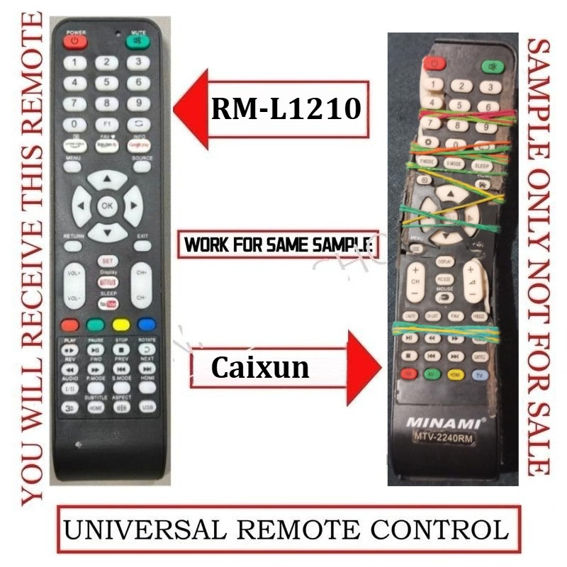 Minami Smart TV Remote พร้อมใช้งาน Universal สําหรับ MINAMI ANDROID TV REMOTE