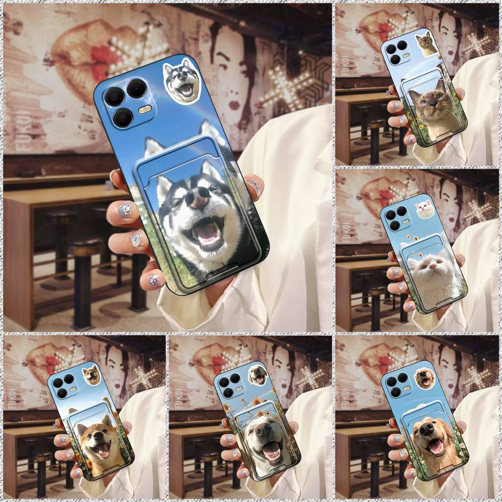 Cat Anti-knock เคสโทรศัพท์สําหรับ TCL T-Mobile Revvl8 Pro/T Phone3Pro ออกแบบแฟชั่นทนทานนุ่มกรณีปกหลั