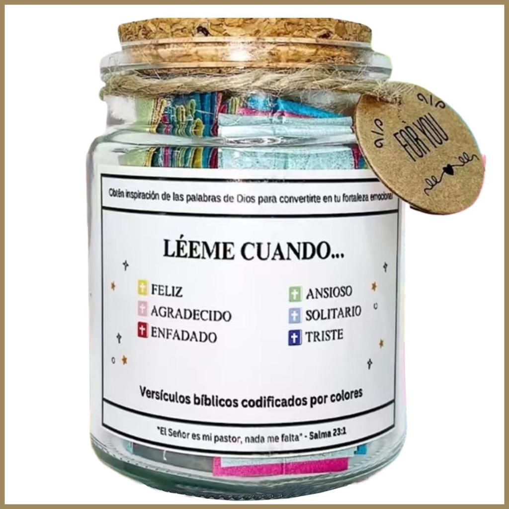 อารมณ์ Bible Jar Bible Verse ใน Jar ตกแต่งสําหรับอารมณ์และความรู้สึกผู้หญิงผู้ชาย Positive Thinking 