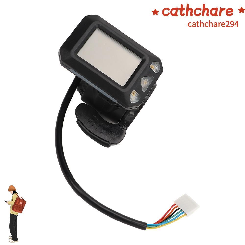 CATHCHARE294 สกู๊ตเตอร์ไฟฟ้า ก้านคันเร่ง-thumb throttle พร้อมจอแสดงผลรวมอยู่ในตัว ทนทานและใช้งานได้อย่างมั่นใจ