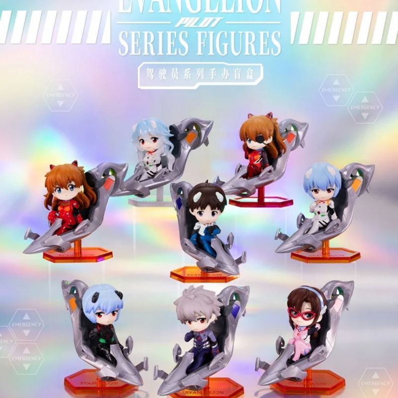 P POPMART POPMART Resonance Neon Genesis Evangelion Driver Series EVA รูปกล่องตาบอดตกแต่ง