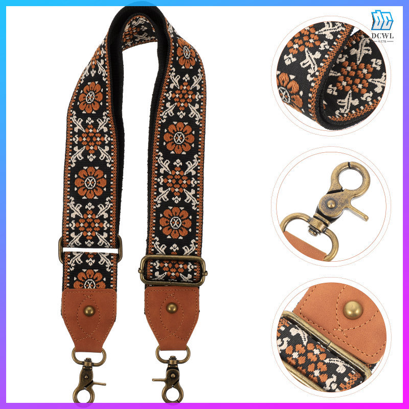 👜 สายสะพายกระเป๋า 1 ชิ้น สีสันหลากหลาย ระบายอากาศดีและทนทาน ขนาด 48.73X2.52X0.59 นิ้ว