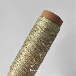 32 สี - เส้นด้ายแวววาว เส้นด้ายขนสัตว์สำหรับถักไหมพรม เส้นด้ายโครเชต์ DIY ฝ้าย