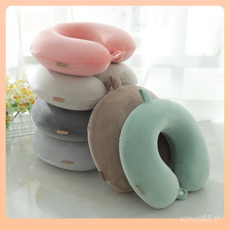 หมอนหน่วยความจํา ท่องเที่ยว⇕U-Shaped หมอน Core เย็บปักถักร้อย U-Shaped U-Shaped หมอนคอหมอนหน่วยความจ