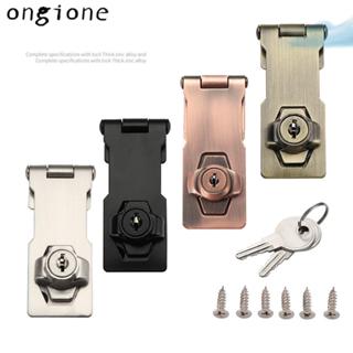 ONGIONE หัวเข็มขัดล็อคประตู Home Security Office ตู้โลหะผสมส…