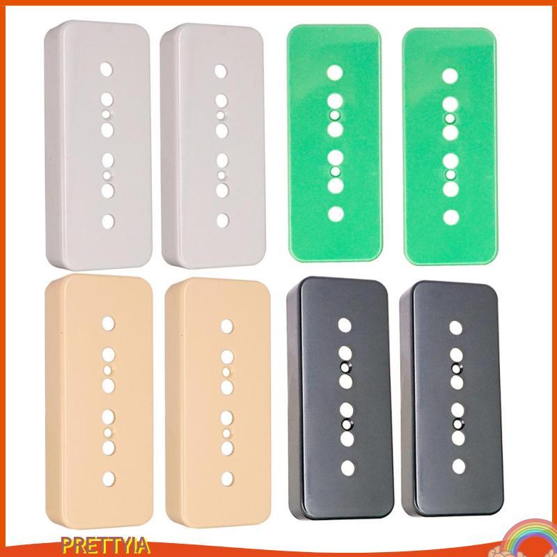 [PrettyiaPH] 2 แพ็ค P-90 P90 Sopabar Pickup ครอบคลุม 50/52 มม.สําหรับชิ้นส่วนกีตาร์ไฟฟ้า