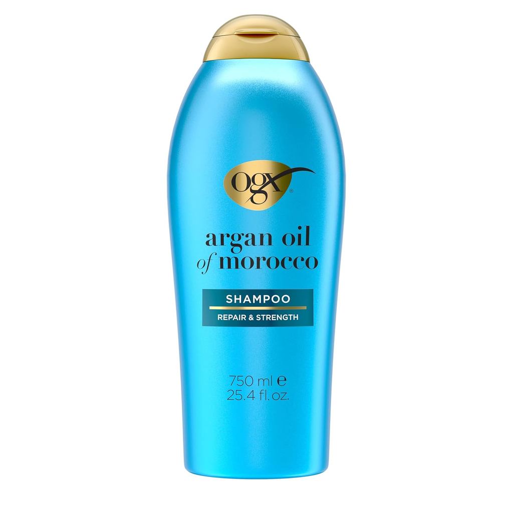 OGX Renewing + Argan Oil of Morocco Shampoo, Damage Repair Shampoo & Argan Oil ช่วยเสริมสร้าง & Repa