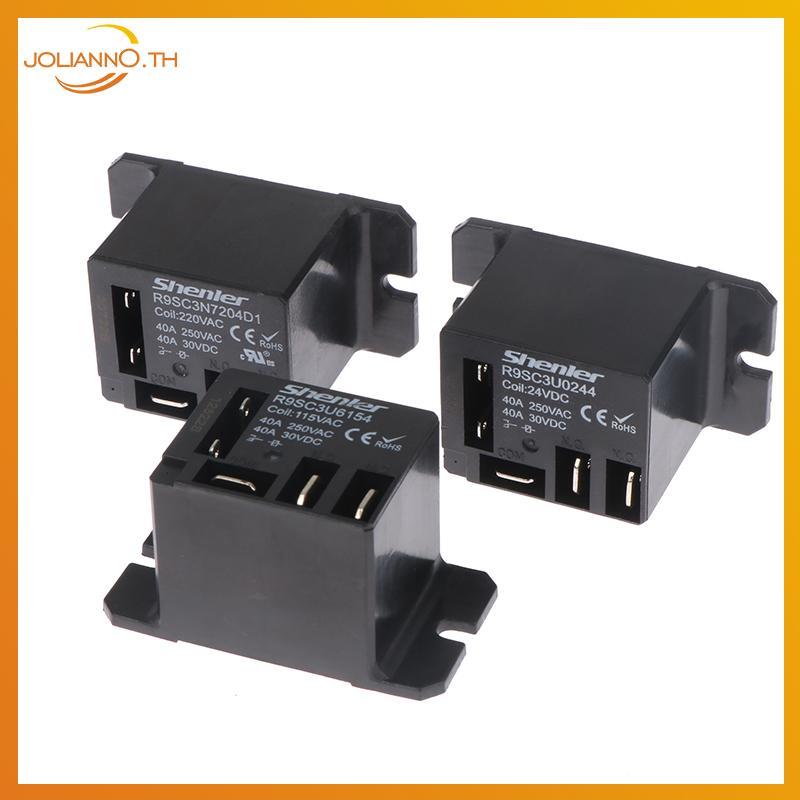 Joliann0 R9SC3N7204D1 รีเลย์ทดแทนประเภทเดียวกัน NT90TPNCE220CB 220V 115V 24V 40A High Current th