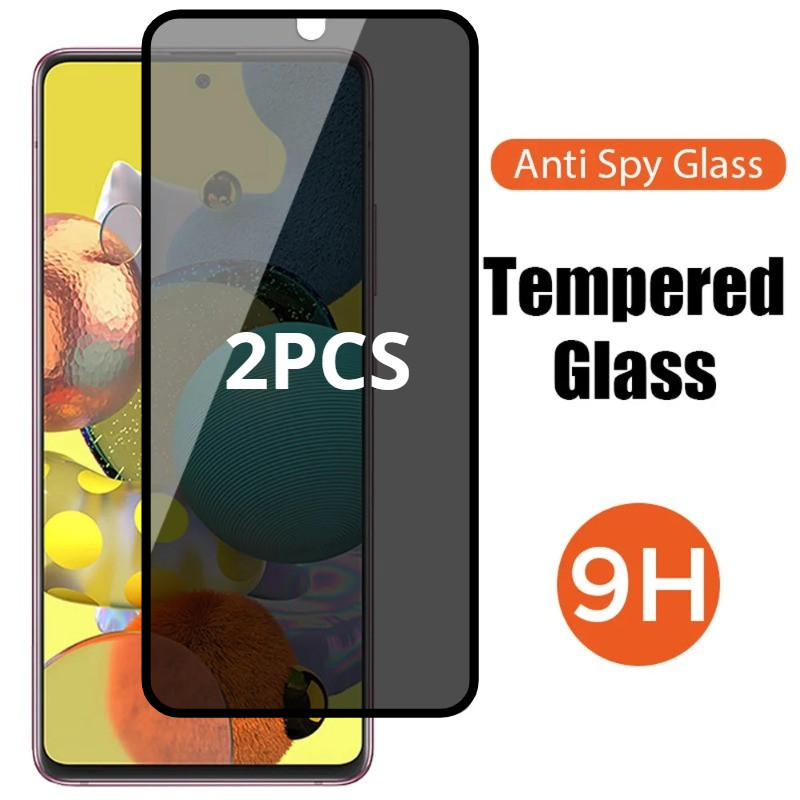 1-2 ชิ้นความเป็นส่วนตัวสีดําขอบกระจกนิรภัยสําหรับ Ulefone หมายเหตุ 9P 7T 7 7P 6T 6 6P ป้องกันหน้าจอส