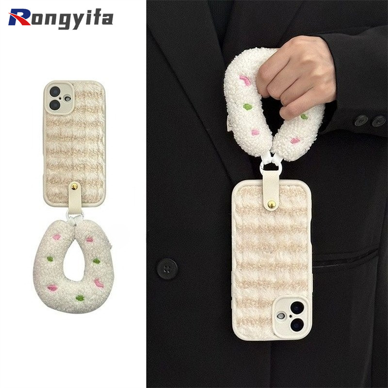 ฤดูหนาวที่อบอุ่นตุ๊กตาเคสโทรศัพท์สําหรับRealme 14X 13 12 12X 10S 9 Pro SE 9i 8 8S 7 Q5 Q5X Q5i Q3 Q3