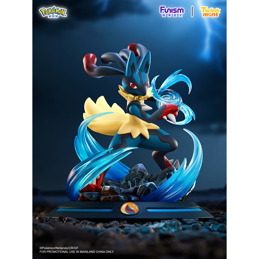 [คลังสินค้าพร้อม] Funism Funism Pokémon Figure Lucario Super Evolution เครื่องประดับ Pikachu สินค้าข