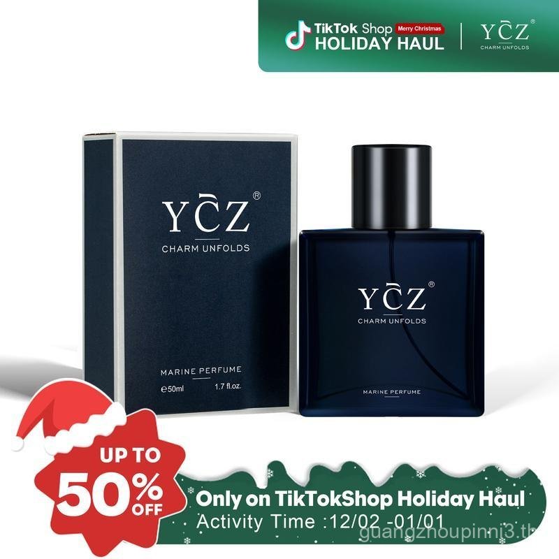 YCZ Midnight Gentleman Eau de Parfum for Men 50ml Lasting Oriental Woody Scented Cologne with Vanill