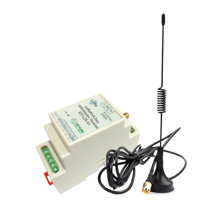 ยี่ห้อใหม่ Heyuan SX1276 RF Transceiver Lorawan ไร้สาย 8 กม.ระยะยาว AS923Mhz Easy Embed โมดูล Din Ra