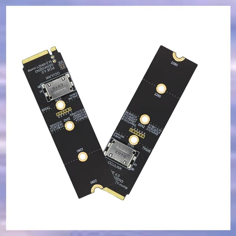 (VLO) สําหรับ M.2 NVME ถึง Oculink อะแดปเตอร์ PCI-E X4 การ์ดอะแดปเตอร์รองรับ DOCK-OC4 สําหรับ 2.5 นิ