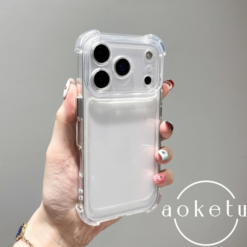 เหมาะสําหรับ แอปเปิล 17 เคสโทรศัพท์ 16 ป้องกันการตก 15 เคสป้องกัน มือโปร 14 เบาะลม ไอโฟน 13 ถุงลมนิรภัยสี่มุมหนา 12/11/X/7 รวมทุกอย่างปกอ่อน