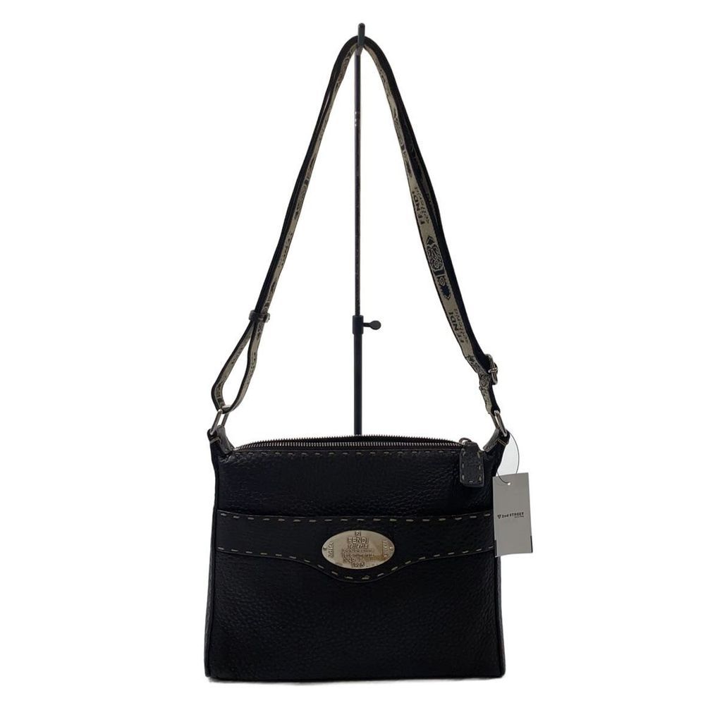 FENDI shoulder bag Leather BRW plain 8BT0092 Brown PEEKABOO CELERIA Direct from Japan Secondhand