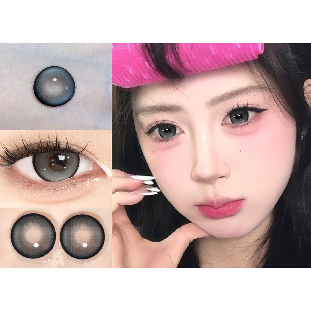 (1 คู่)HDSXSHENG ยี่ห้อ thestarlens ,BIG SIZE,14.50mm,Gdia:13.90mm,(เกรด 0-8), คอนแทคเลนส์ 6 เดือนใช