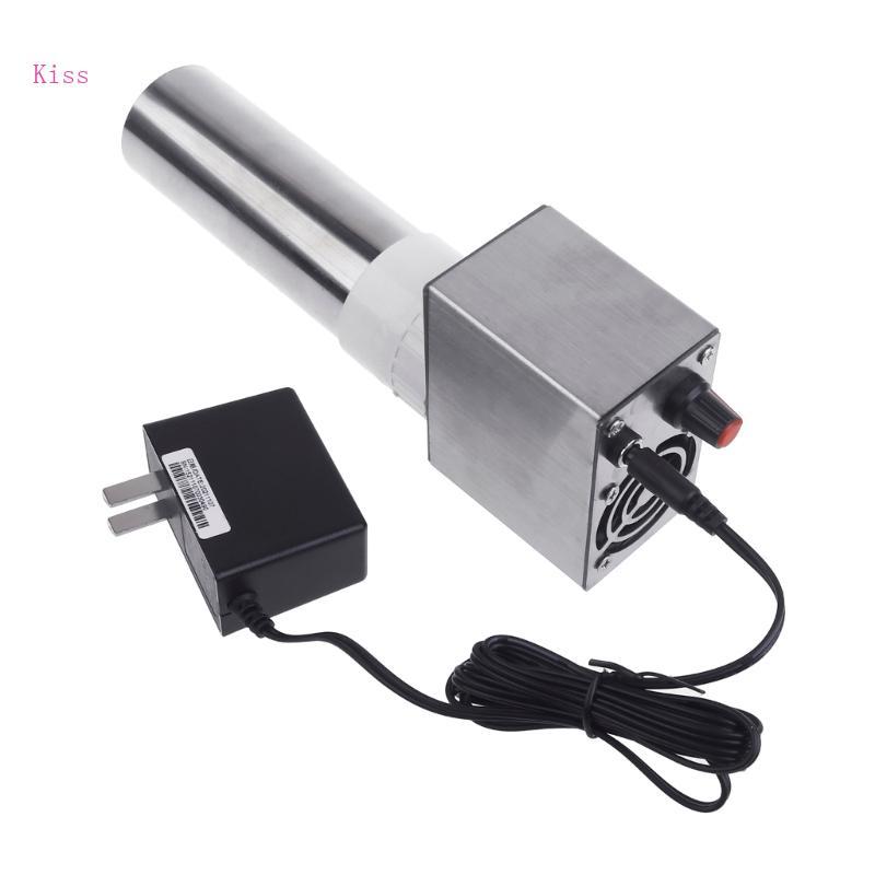Kiss USB Blower พัดลม AC100-240V 12V1A 2Motors Blower Power Great สําหรับโลหะหลอมเหลวกลางแจ้งทําอาหา