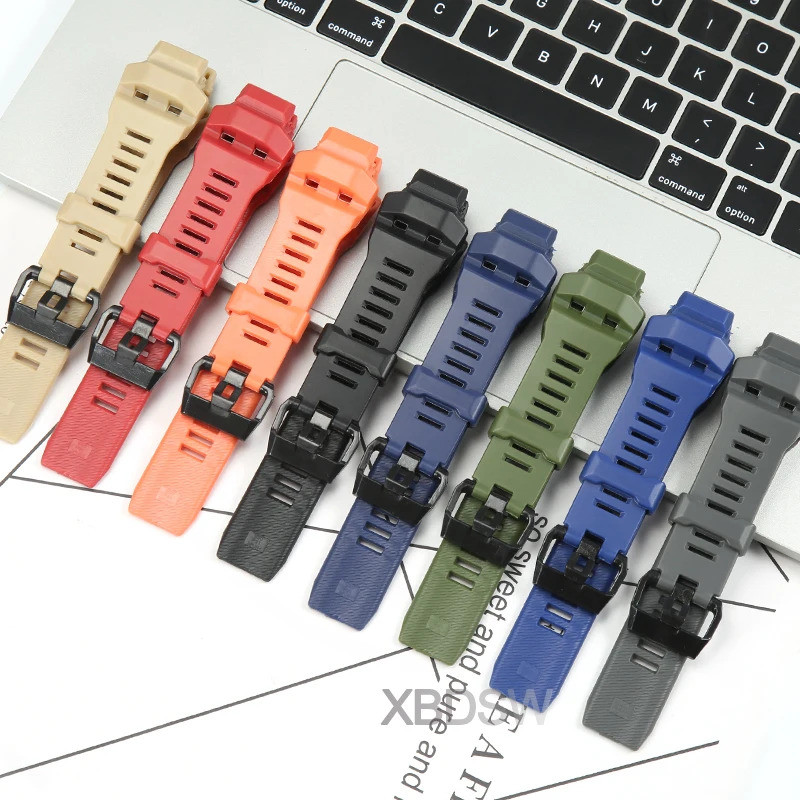 สายนาฬิกาเรซินสําหรับ Casio G-Squad GBD-H1000 สายรัดผู้ชาย GBD-H1000 สายรัดข้อมือ GBD-H1000-1A7JR เป