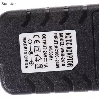 Sunstar 24V 1A Power Supply Adapter Charger 24W UV LED โคมไฟเครื่องเป่าเล็บเล็บเครื่องมือ