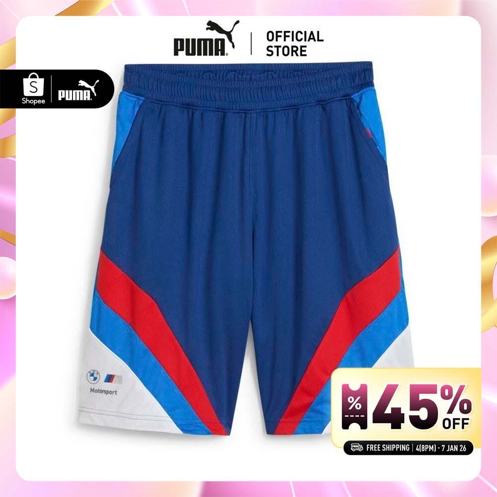 PUMA กางเกงขาสั้น BMW M Motorsport Lifestyle สำหรับผู้ชาย - 63053304