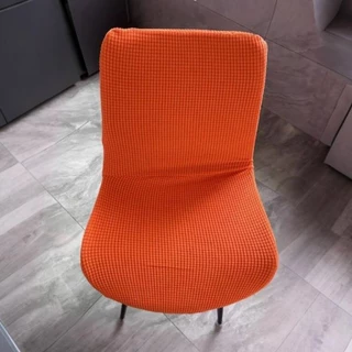 แบบโค้ง ผ้าคลุมเก้าอี้-Eames ความกว้าง 38-45 ซม. ความสูง 40-45 ซม.ผ้าจักเวฟเฟิลลาย Jacquard Curved-Eames chair cover