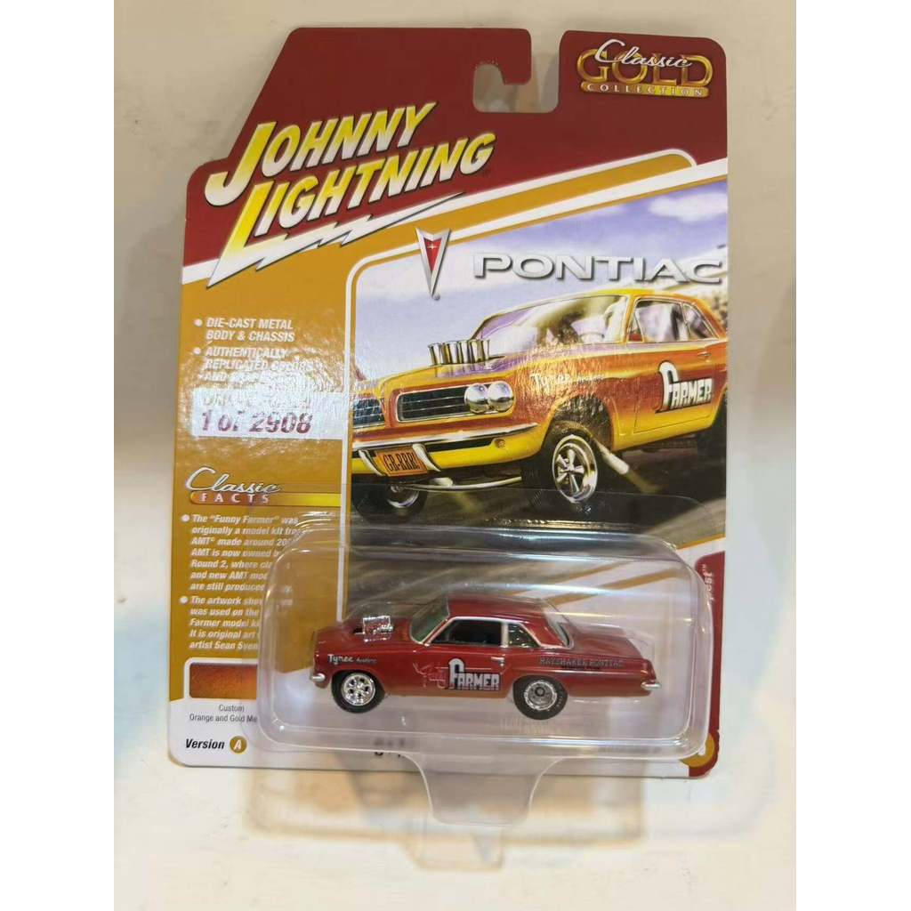 Johnny Lightning Johnny Lightning 1/64 Chevrolet Ford Plymouth Oz Mobor สีแดง 69 SF จัดส่งฟรี