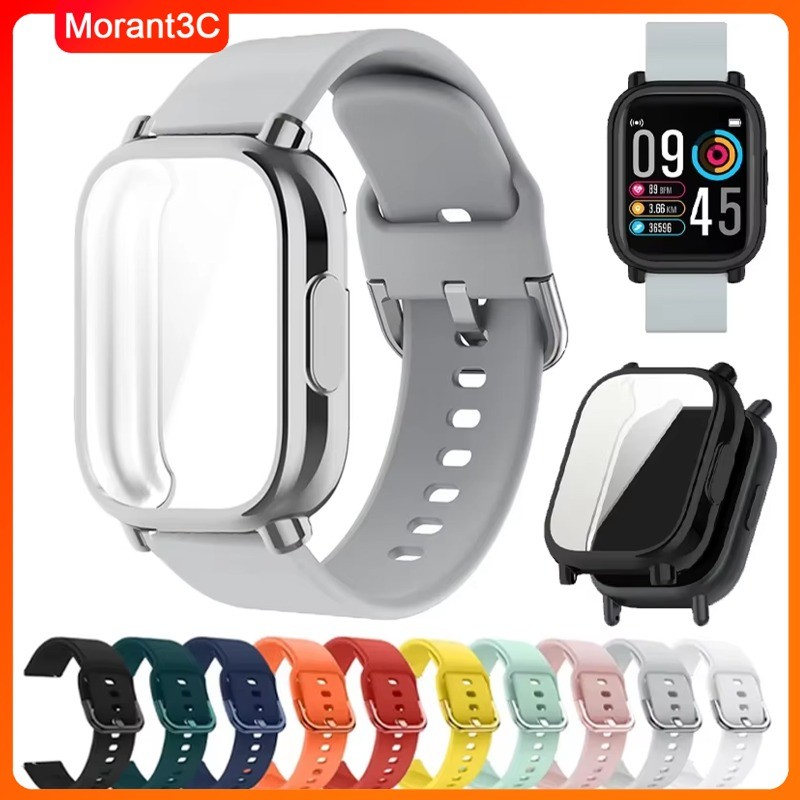 เคส + สายซิลิโคนสําหรับ Xiaomi Redmi Watch 5 active/5 Lite เต็มหน้าจอ TPU Soft Shell และ Breathable Sport Bands สําหรับ Redmi Watch 3Active/Lite