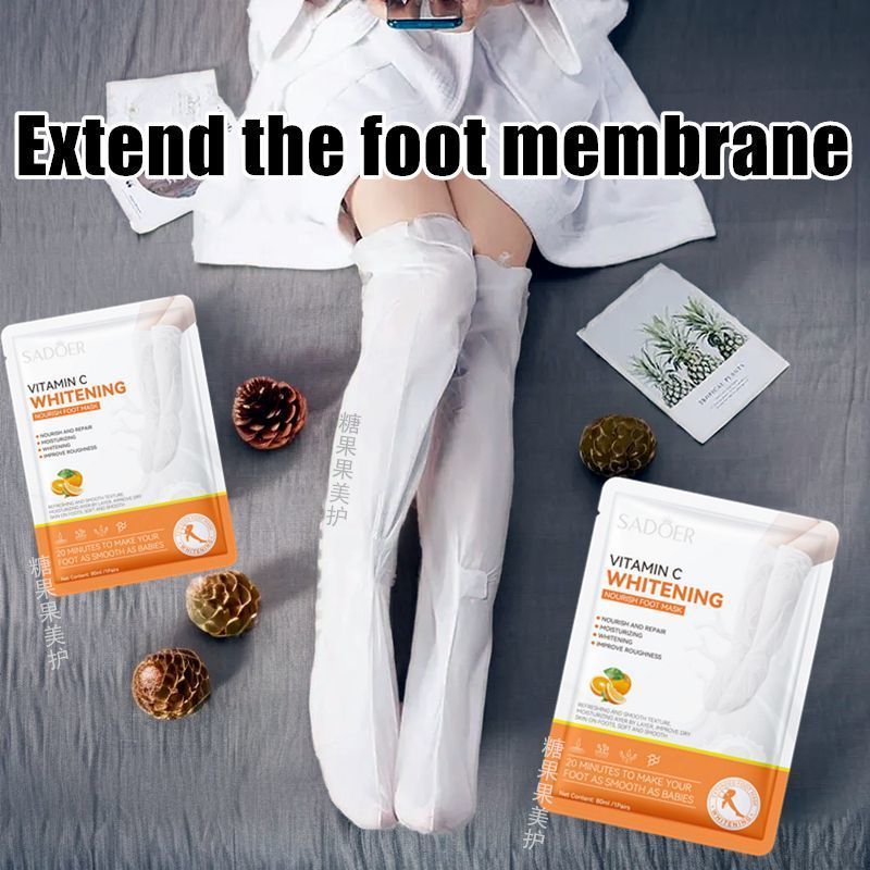 รุ่นขยายหน้ากากเท้าหน้ากากเท้าไวท์เทนนิ่ง Tender Foot Mask Moisturizing Long Leg Mask Niacinamide Wh