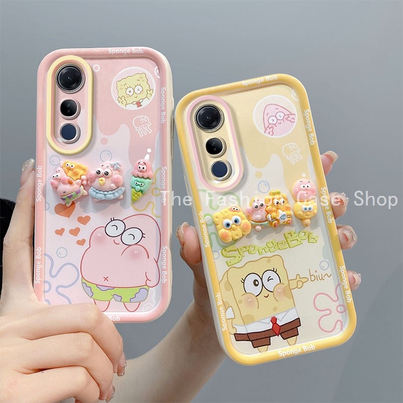 พร้อมส่ง! เคส Vivo V50 Lite 4G/5G / V2440 / V2441 TPU กันกระแทก 4 มุม ไม่เหลือง กันรอย ลายการ์ตูนน่า