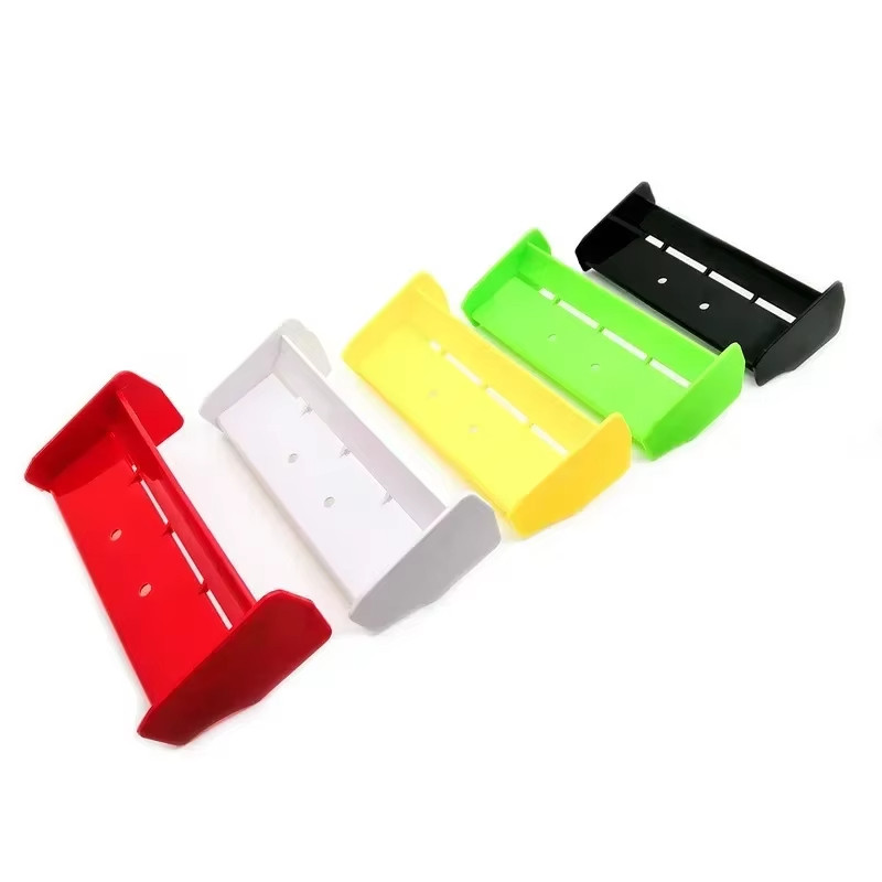 RC รถ ชิ้น 1/10 RC Tail Wing พลาสติกสปอยเลอร์ด้านหลังสําหรับ RC Racing รถ HSP 94106 94107 94166 Off Road Buggy รถบรรทุก S279