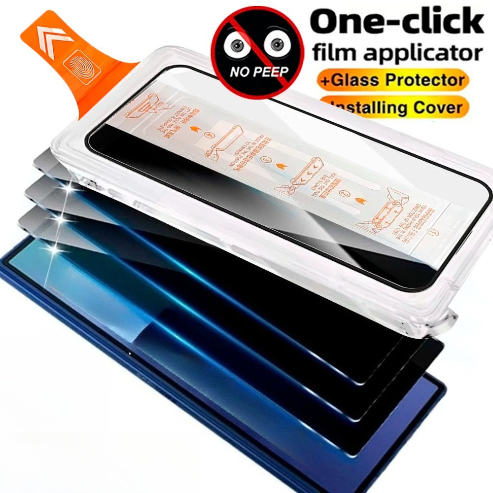 สําหรับ OPPO Find N6 Matte Privacy Tempered Glass Protector Film ติดตั้ง HD Anti-Spy Dust Free