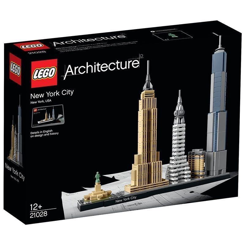 LEGO Virgin Mary [LEGO] LEGO 21028 New York Skyline Building Series Building Blocks [กล่องหลังชิ้นดั