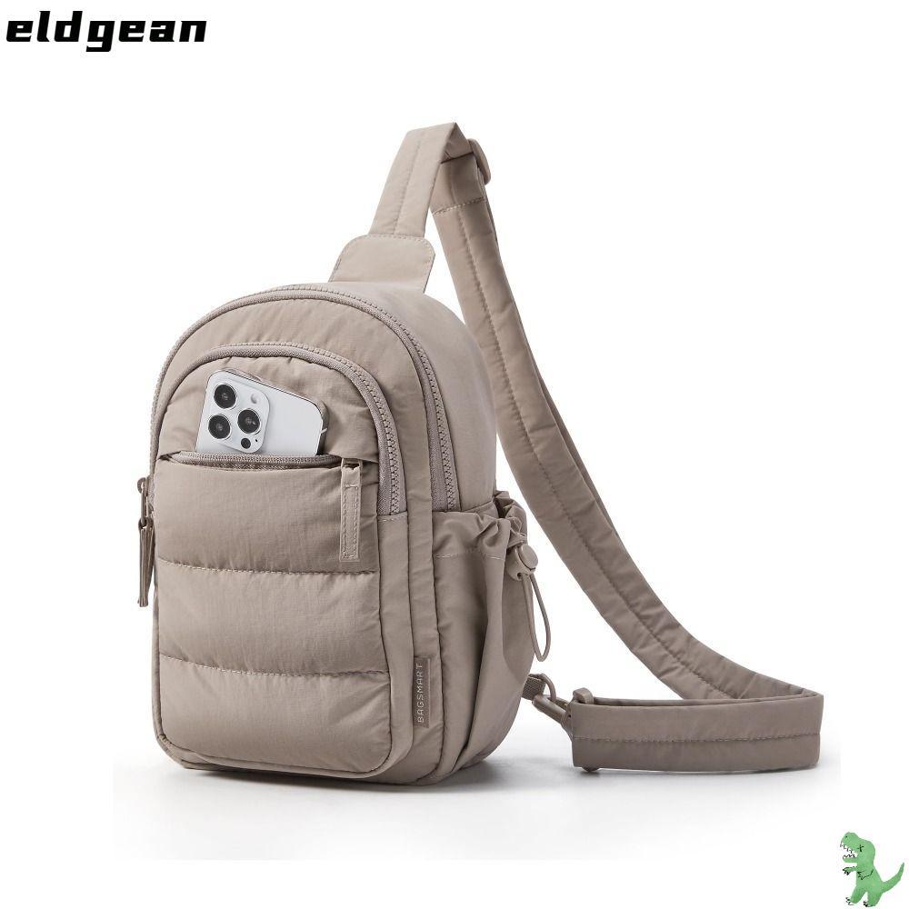 ELDGEAN กระเป๋าสะพายนุ่มฟลุฟฟี่ เหมาะสำหรับการทำงาน ช้อปปิ้ง และออกกำลังกาย มีหลายช่องเก็บของ