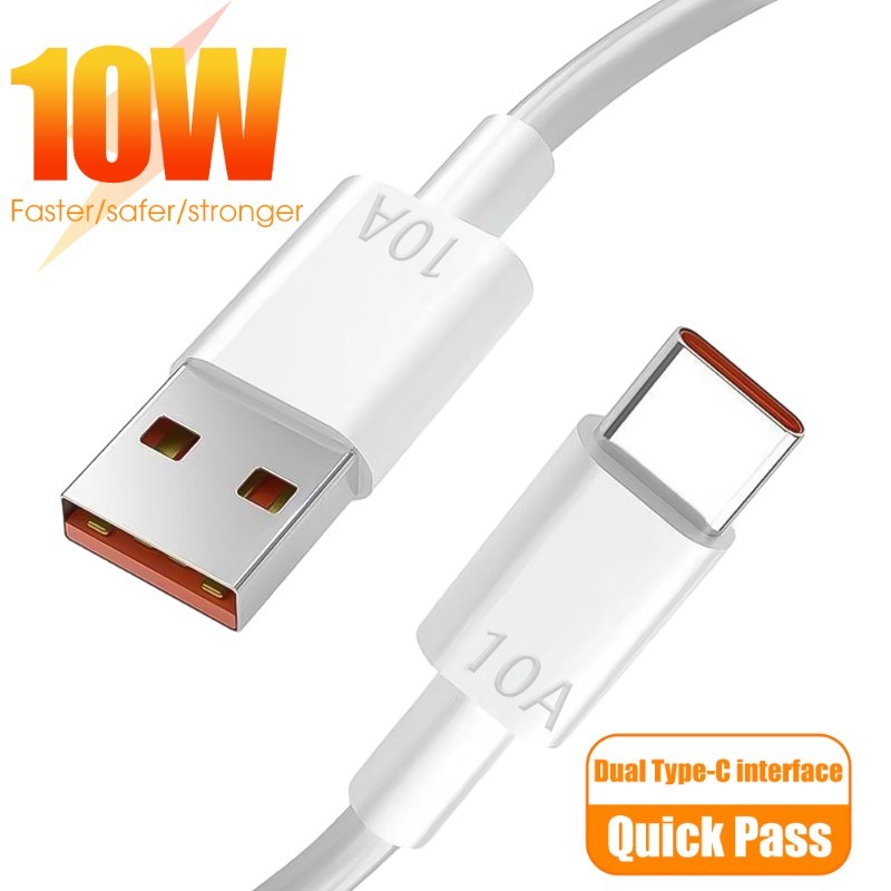 0.25-2M USB Type-C สายชาร์จข้อมูล / 120W 10A Fast Charging Data CABLE สายไฟ