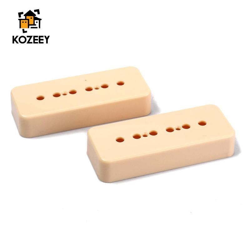 [KOZEY] Beige P90 Guitar Pickup Covers Soapbar Pickup Cover เหมาะกับ Les Paul LP Guitar