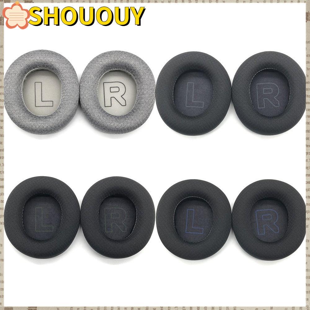 SHOUUY 1 คู่ฟองน้ําเปลี่ยนรองหูฟัง อุปกรณ์เสริมหูฟังสําหรับเล่นเกม สําหรับ SteelSeries Arctis Nova 1 3 5 7P 7X