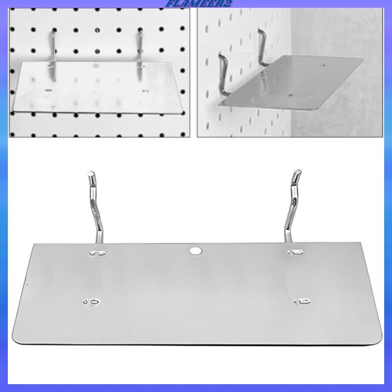 [Flameer2] Pegboard ชั้นวางของติดผนังติดตั้งง่ายฮาร์ดแวร์ Pegboard ถาดผนัง