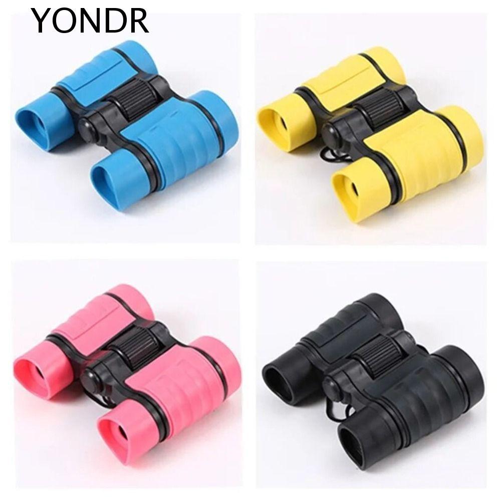 ของเล่นกล้องส่องทางไกลสำหรับเด็ก 4x30, กล้องโทรทรรศน์ขนาดเล็ก พร้อมกันลื่นยางจับ
