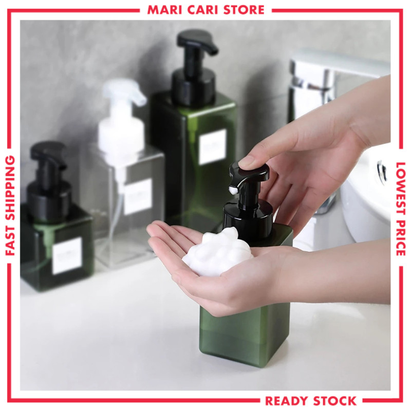 มูสโฟมตู้ทําสบู่ 250ML 450ML 650ML Botol Syampu Pencurah Buih Mousse แชมพูขวดโทนเนอร์โลชั่นคลีนเซอร์