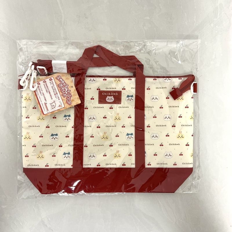พร้อมส่ง chikawa chikawa กระเป๋าเป้สะพายหลัง Messenger Tote Bag Meteor Cherry Drawstring Small Eight