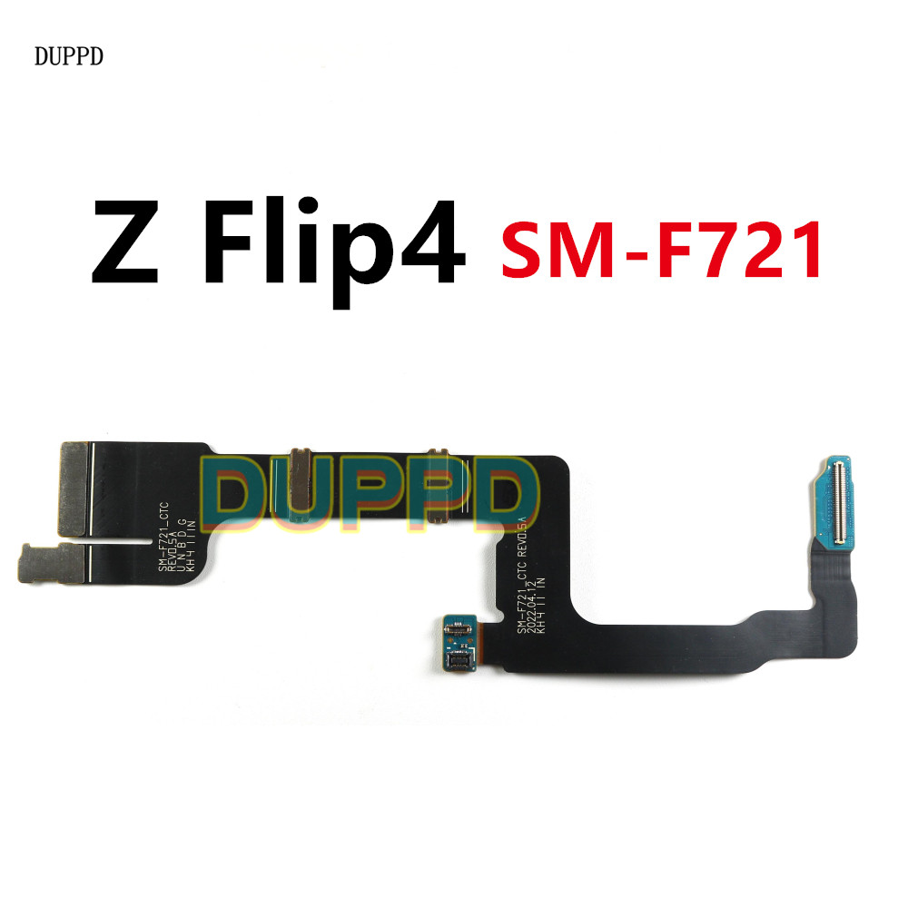สําหรับ Samsung Galaxy Z Flip4 SM-F721 F721B F721U Spin แกนการเชื่อมต่อเมนบอร์ดหน้าจอ LCD Flex Cable