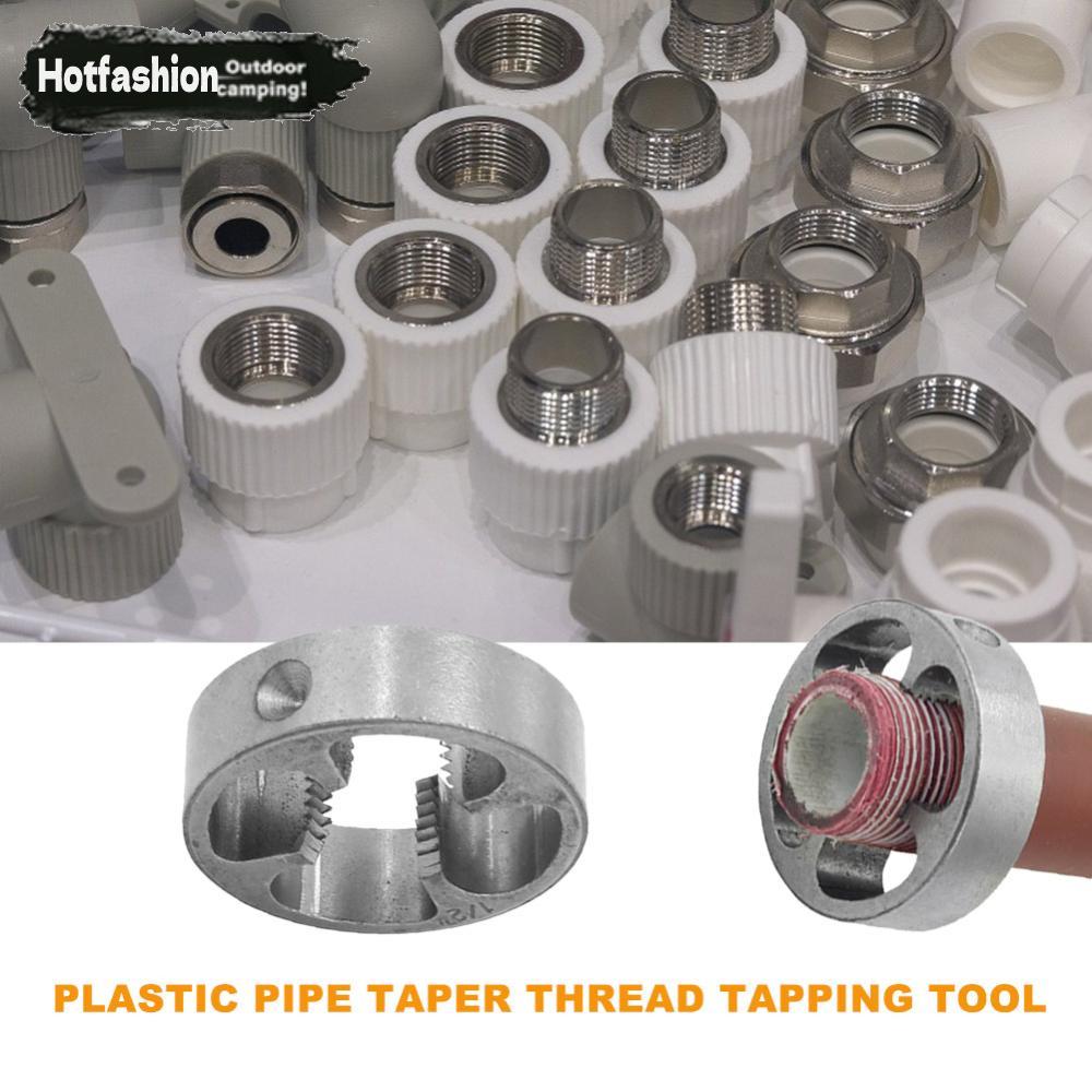 6 ชิ้น/เซ็ต NPT Thread Tap Die PVC/NPT Thread Maker เครื่องมือ 1/2 3/4 1 นิ้วประปา PVC ด้ายเครื่องมื