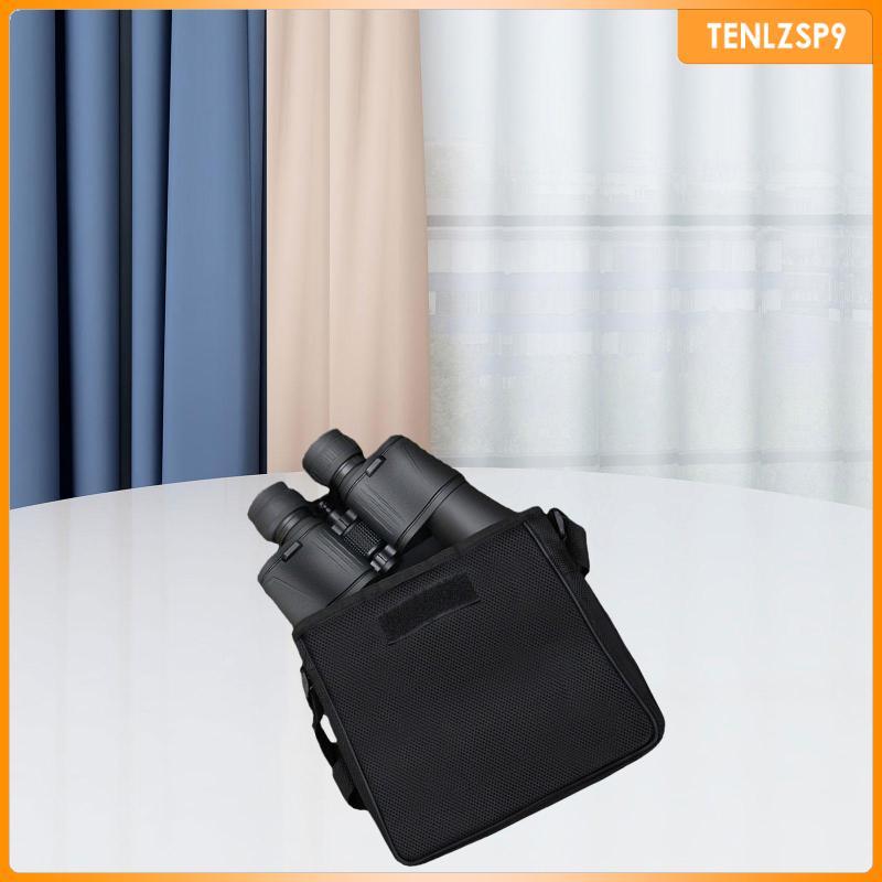 [tenlzsp9] Bino Storage Case ผ้า Oxford ทนทานสําหรับฝาครอบกล้องส่องทางไกลพร้อมการออกแบบการเข้าถึงอย่