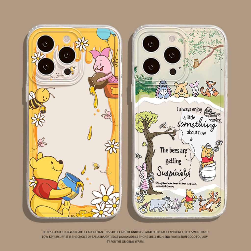 Graffiti Winnie the Pooh เหมาะสําหรับ iqoo15 เคสโทรศัพท์ iqooneo10 โปร่งใส 13 Place Photo Card 12pro